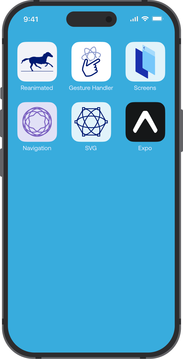 Phone with our apps